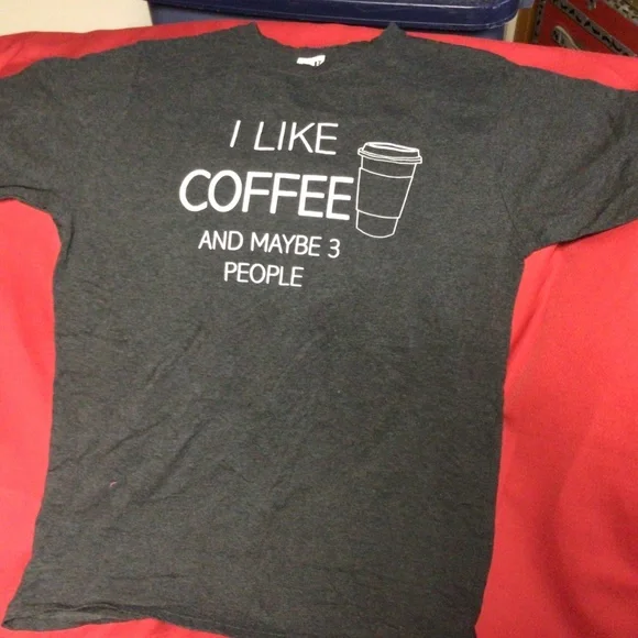 Comedy coffee tshirt - Picture 2 of 3